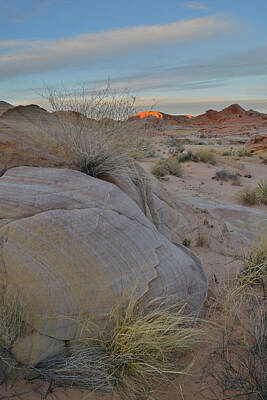 Olympic Sports - Last Light Seen From Wash 3 in Valley of Fire by Ray Mathis
