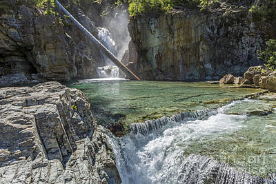 Stocktrek Images - Layers of Stone at Myra Falls by Colin D Young