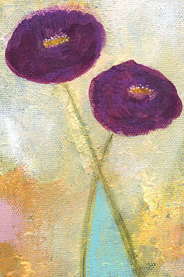 Anne Geddes Florals - Lean On Me- Art by Linda Woods by Linda Woods