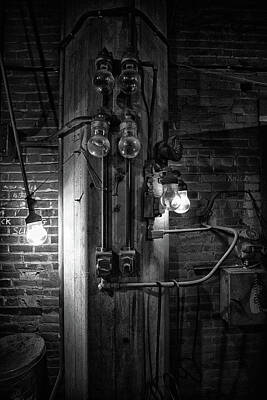 Steampunk Photos - Lightbulbs by Jakub Sisak
