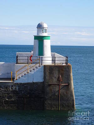 Wild And Wacky Portraits Royalty Free Images - Lighthouse on Isle of Man Royalty-Free Image by Karen Jane Jones