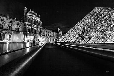 Everet Regal Royalty-Free and Rights-Managed Images - Lines of the Louvre by Everet Regal