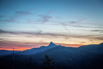 The Playroom - Linville Gorge Wilderness Mountains At Sunset by Alex Grichenko