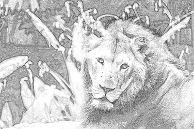 Vintage Tees - Lion King Art by Jijo George