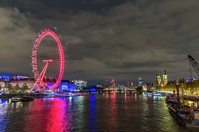 Gary Grayson Pop Art - London Eye by Javier Flores