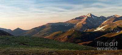 Back To School For Guys - Longs Peak Panorama by Ronda Kimbrow