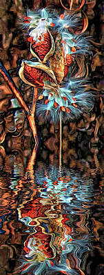 Floral Photos - Lord of the Dance - Paint - Reflection by Steve Harrington