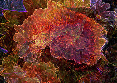 Sunflowers Digital Art - Lost in the Flowers by Lynda Lehmann