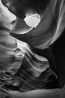 Abstract Photos - Lower Antelope Canyon 2139 by Bob Neiman