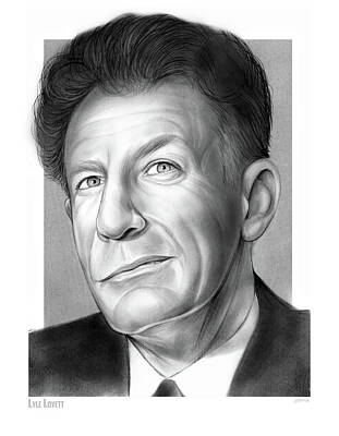Drawings Rights Managed Images - Lyle Lovett Royalty-Free Image by Greg Joens