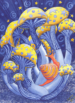 Thomas Kinkade - Magic Mushrooms by Catherine G McElroy