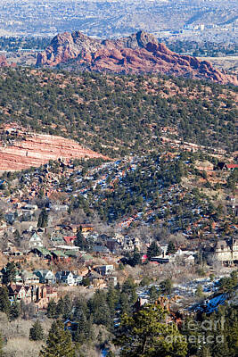 Steven Krull Royalty-Free and Rights-Managed Images - Manitou Springs and Garden of the Gods by Steven Krull