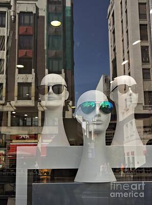 Only Orange - Mannequins View Of Corporate Society by Valerie Marsden