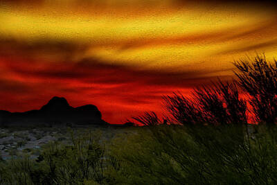 Mark Myhaver Photo Rights Managed Images - Marana Sunset H02 Royalty-Free Image by Mark Myhaver