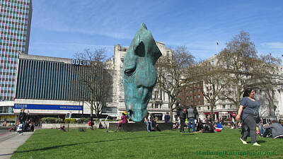 Car Design Icons - Horse Sniffing The Tourists Farts - Hyde Park Corner 01 - London  by Mudiama Kammoh