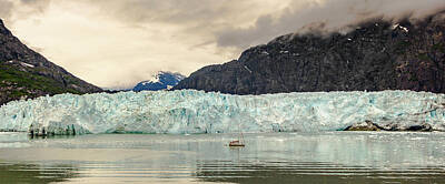 Negative Space Rights Managed Images - Margerie Glacier Royalty-Free Image by Ed Clark