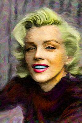 Actors Digital Art - Marilyn Monroe by Caito Junqueira