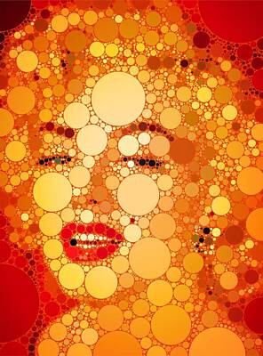 Musician Digital Art - Marilyn Monroe by Esoterica Art Agency