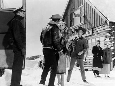 Actors Photos - Marilyn Monroe western scene by Vintage Collectables
