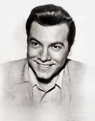 Celebrities Royalty-Free and Rights-Managed Images - Mario Lanza, Vintage Singer and Actor by Esoterica Art Agency
