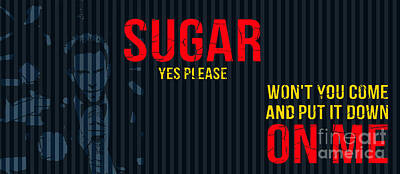 Musician Digital Art - Maroon 5 - Sugar yes please by Drawspots Illustrations