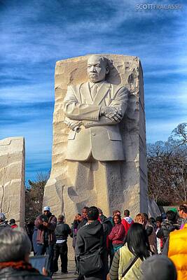 Politicians Photo Royalty Free Images - Martin Luther King Jr 2 Royalty-Free Image by Scott Fracasso