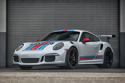 Recently Sold - Martini Rights Managed Images - #Martini #Porsche 911 #GT3RS #Print Royalty-Free Image by ItzKirb Photography