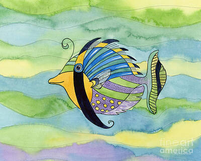 Royalty-Free and Rights-Managed Images - Masked Fish by Amy Kirkpatrick