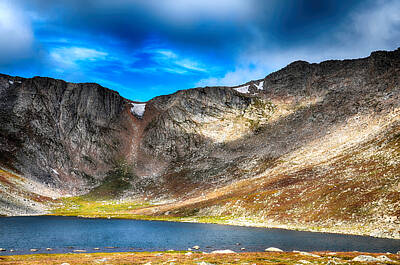 Landscapes Mixed Media Royalty Free Images - Massif Chicago Peaks Of Mount Evans 1 Royalty-Free Image by Angelina Tamez