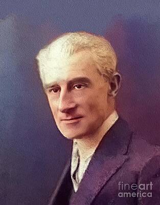 Pixel Art Mike Taylor - Maurice Ravel, Famous Composer by Esoterica Art Agency