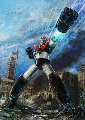 Science Fiction Royalty-Free and Rights-Managed Images - MazingerZ by Andrea Gatti