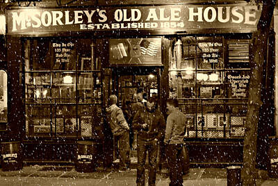 Beer Royalty Free Images - McSorleys Old Ale House Royalty-Free Image by Randy Aveille