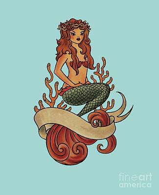 Up Up And Away - Mermaid by Susan Wall