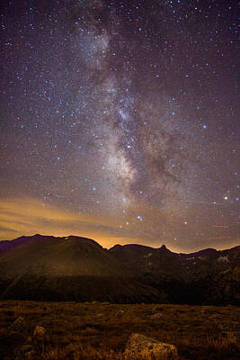Laundry Room Signs - Milky Way from Trail Ridge Road by James Sibert