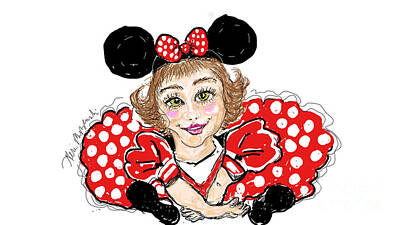 Iconic Women - Minnie Mouse by Geraldine Myszenski