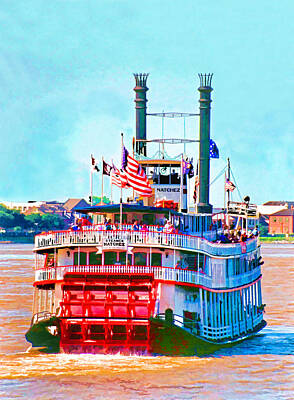 1-war Is Hell - Mississippi Steamboat by Dennis Cox