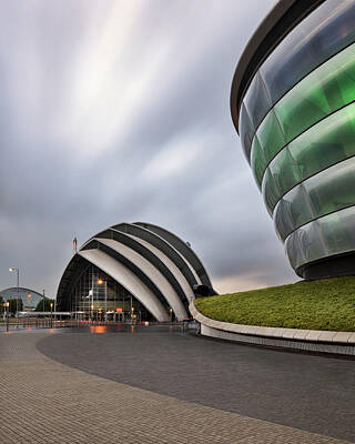Summer Trends 18 Royalty Free Images - Modern Buildings SEC Armadillo and SSE Hydro in the Evening, Gla Royalty-Free Image by Andrey Omelyanchuk