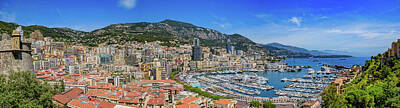 City Scenes Rights Managed Images - Monaco Skyline Panorama Royalty-Free Image by Cityscape Photography