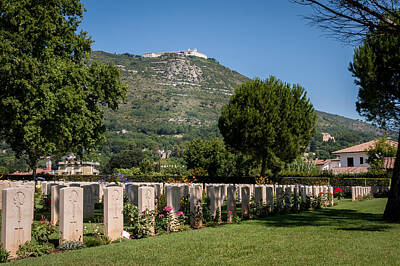Recently Sold - Michael Greaves Royalty-Free and Rights-Managed Images - Monte Cassino Abbey by Michael Greaves