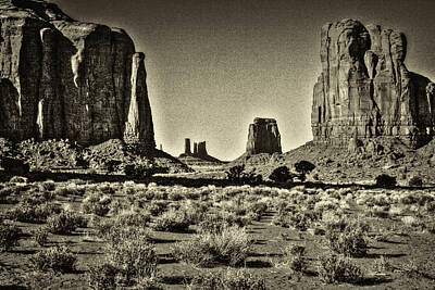 Claude Monet Rights Managed Images - Monument Valley North Window Formation Royalty-Free Image by Roger Passman