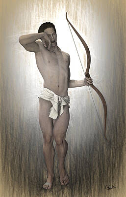 Nudes Digital Art - Morpheus Myth by Quim Abella