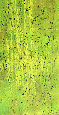 Barnyard Animals - Mossy Green Abstract by Floyd Snyder