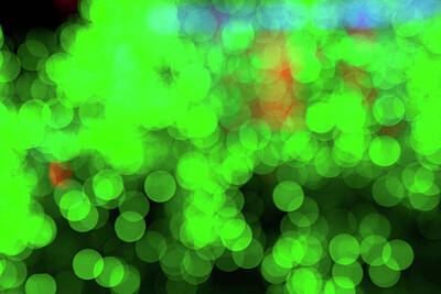 Frame Of Mind Rights Managed Images - Mostly Green Bokeh Royalty-Free Image by SR Green