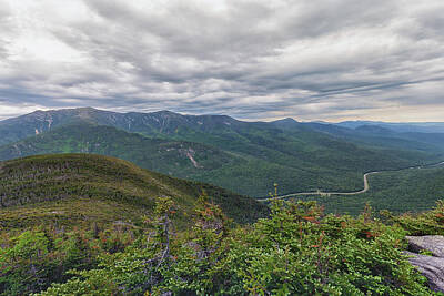 Pattern Tees Rights Managed Images - Mount Lafayette And Franconia Notch Parkway Royalty-Free Image by Brian MacLean