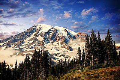 Circle Abstracts - Mount Ranier by Ches Black