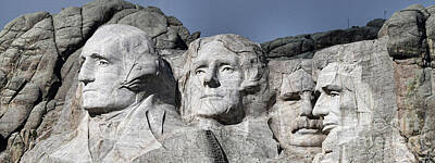 Politicians Photos - Mount Rushmore  crop 8979 by Jack Schultz