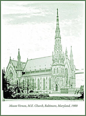 David Bowie - Mount Vernon, M.E. Church, Baltimore, Maryland, 1900 by A Macarthur Gurmankin