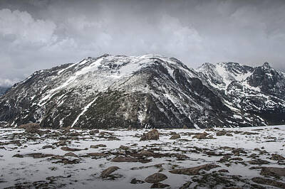 Mountain Royalty-Free and Rights-Managed Images - Mountain Tops in Rocky Mountain National Park by Randall Nyhof