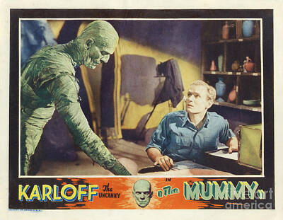 Abstract Graphics Rights Managed Images - Mummy 1932 film poster Royalty-Free Image by Vintage Collectables