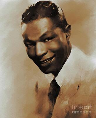Superhero Ice Pop Rights Managed Images - Music Legends, Nat King Cole Royalty-Free Image by Esoterica Art Agency